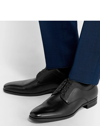schwarze Leder Derby Schuhe von Hugo Boss