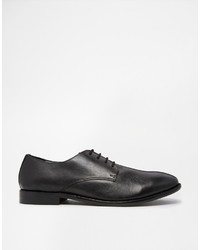 schwarze Leder Derby Schuhe von KG by Kurt Geiger