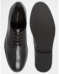 schwarze Leder Derby Schuhe von KG by Kurt Geiger