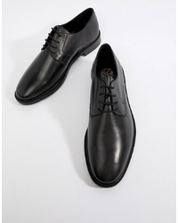 schwarze Leder Derby Schuhe von Kg Kurt Geiger