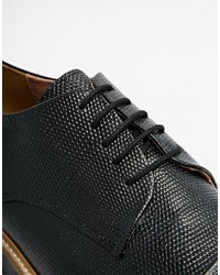 schwarze Leder Derby Schuhe von Kurt Geiger