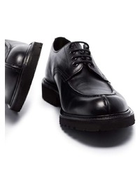 schwarze Leder Derby Schuhe von Tricker's