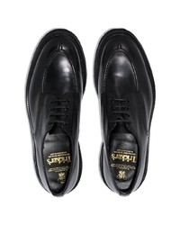 schwarze Leder Derby Schuhe von Tricker's