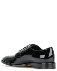 schwarze Leder Derby Schuhe von Tod's