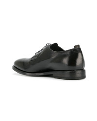 schwarze Leder Derby Schuhe von Officine Creative