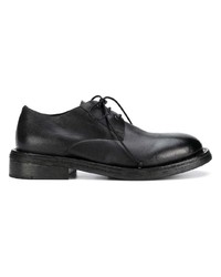 schwarze Leder Derby Schuhe von Marsèll