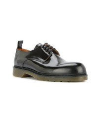 schwarze Leder Derby Schuhe von AMI Alexandre Mattiussi