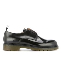 schwarze Leder Derby Schuhe von AMI Alexandre Mattiussi