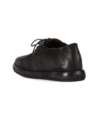 schwarze Leder Derby Schuhe von Marsèll