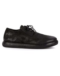 schwarze Leder Derby Schuhe von Marsèll