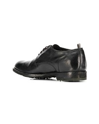 schwarze Leder Derby Schuhe von Officine Creative