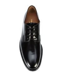 schwarze Leder Derby Schuhe von Common Projects