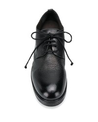 schwarze Leder Derby Schuhe von Marsèll