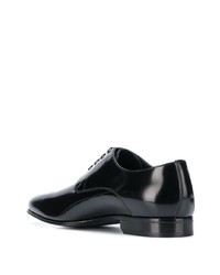 schwarze Leder Derby Schuhe von Dolce & Gabbana