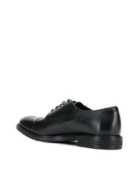 schwarze Leder Derby Schuhe von Paul Smith