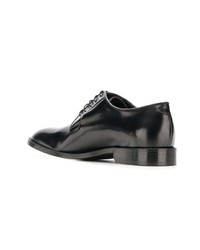 schwarze Leder Derby Schuhe von Paul Smith