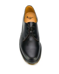 schwarze Leder Derby Schuhe von Dr. Martens