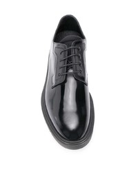 schwarze Leder Derby Schuhe von Paul Smith