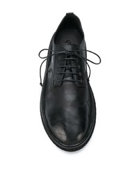 schwarze Leder Derby Schuhe von Marsèll