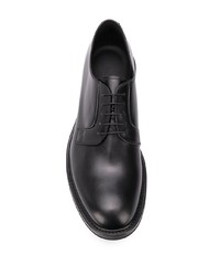 schwarze Leder Derby Schuhe von Aiezen