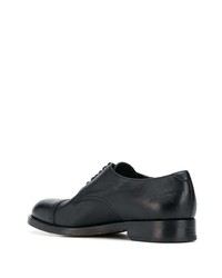 schwarze Leder Derby Schuhe von Doucal's