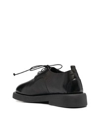 schwarze Leder Derby Schuhe von Marsèll