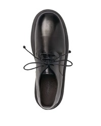 schwarze Leder Derby Schuhe von Marsèll