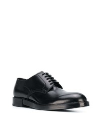 schwarze Leder Derby Schuhe von Dolce & Gabbana