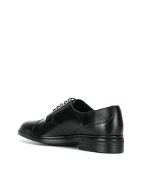 schwarze Leder Derby Schuhe von Bally