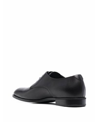 schwarze Leder Derby Schuhe von Emporio Armani