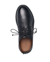 schwarze Leder Derby Schuhe von Marsèll