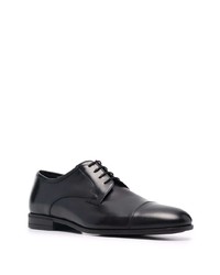 schwarze Leder Derby Schuhe von Harrys Of London