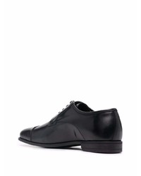 schwarze Leder Derby Schuhe von Harrys Of London