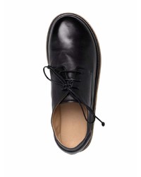 schwarze Leder Derby Schuhe von Marsèll