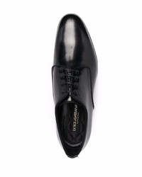 schwarze Leder Derby Schuhe von Dolce & Gabbana