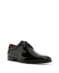 schwarze Leder Derby Schuhe von Magnanni