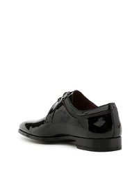 schwarze Leder Derby Schuhe von Magnanni