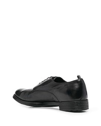 schwarze Leder Derby Schuhe von Officine Creative