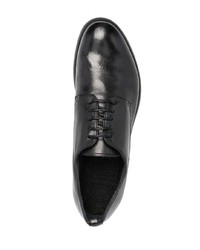 schwarze Leder Derby Schuhe von Officine Creative