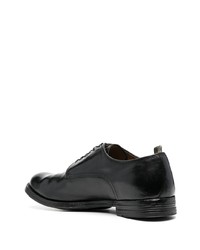 schwarze Leder Derby Schuhe von Officine Creative