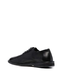 schwarze Leder Derby Schuhe von Moma