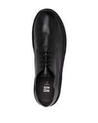 schwarze Leder Derby Schuhe von Moma