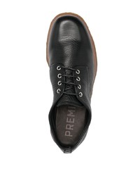 schwarze Leder Derby Schuhe von Premiata