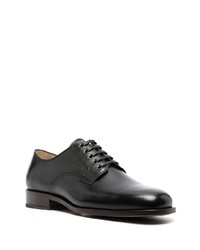 schwarze Leder Derby Schuhe von Lemaire