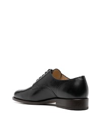 schwarze Leder Derby Schuhe von Lemaire