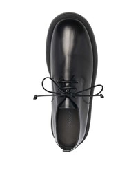 schwarze Leder Derby Schuhe von Marsèll