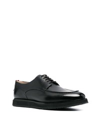 schwarze Leder Derby Schuhe von Bally