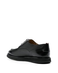 schwarze Leder Derby Schuhe von Bally