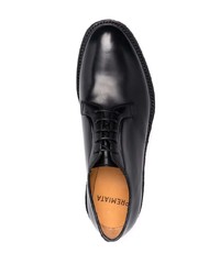 schwarze Leder Derby Schuhe von Premiata