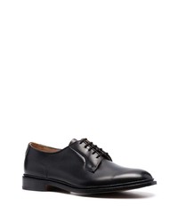 schwarze Leder Derby Schuhe von Tricker's